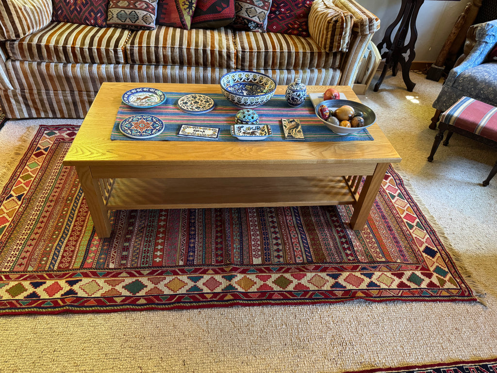 Rahrah Handwoven Wool Kilim Rug (120 × 202 cm - 3.9 × 6.6 ft)