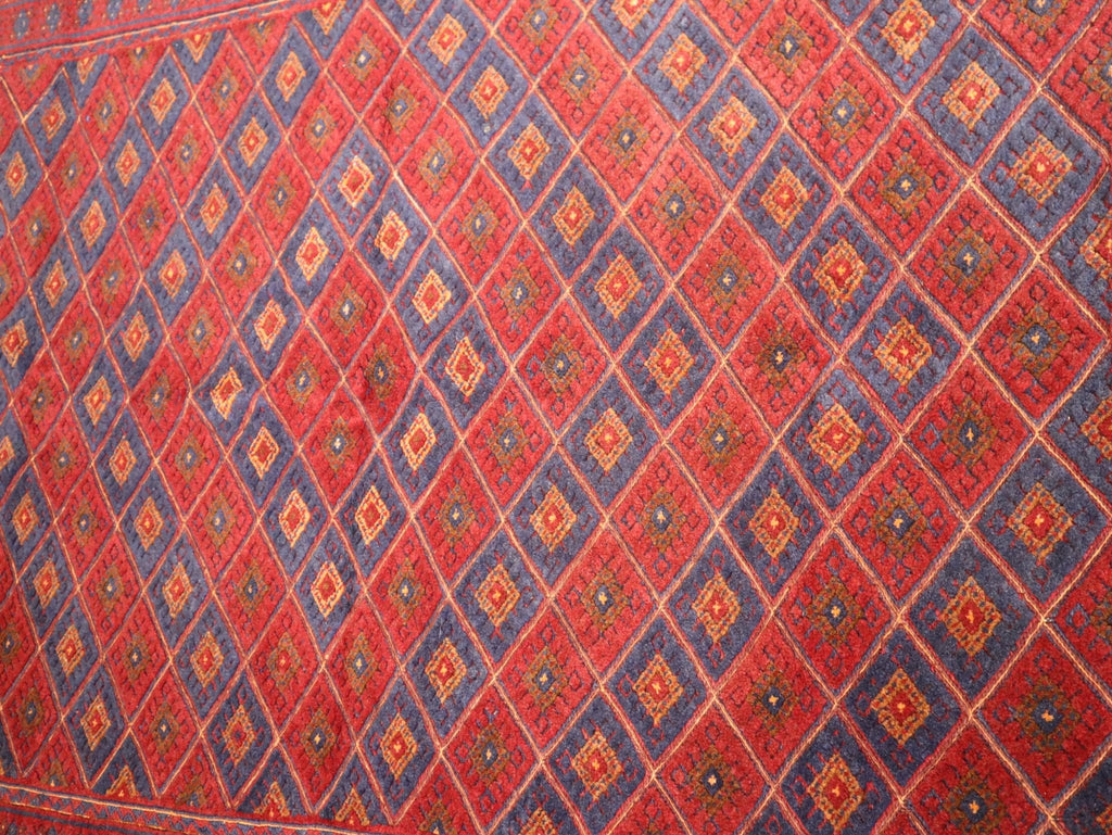 Afghan Gazak Handwoven Wool Kilim (156 × 200 cm - 5.1 × 6.6 ft) - RojKilim