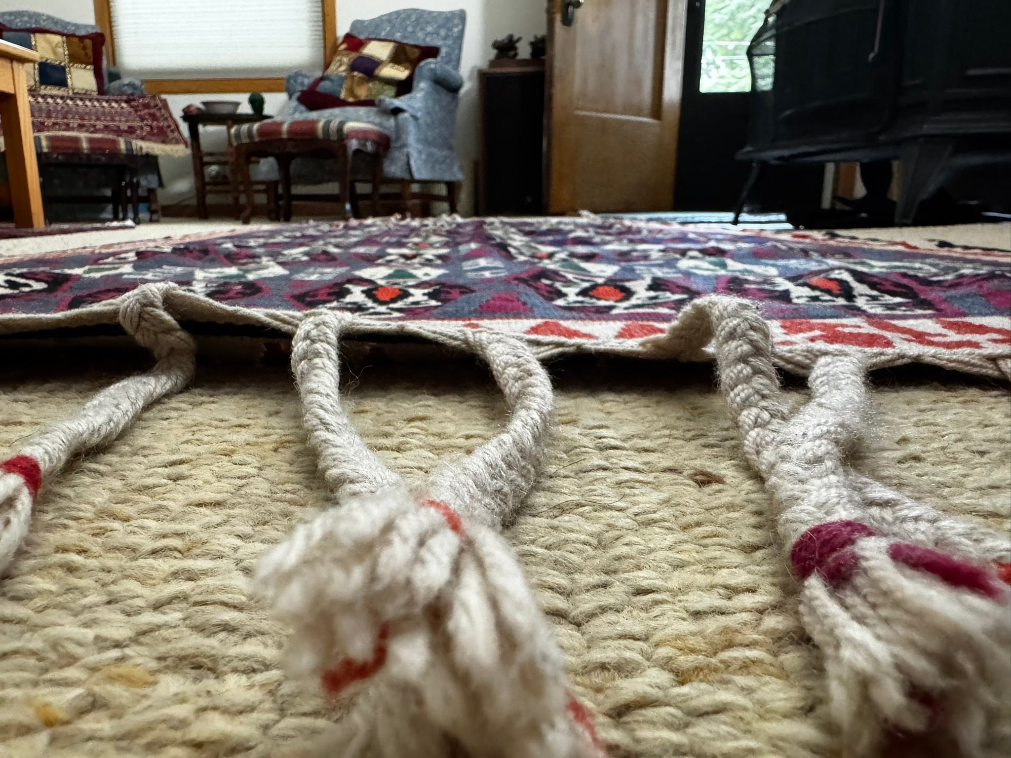 Hakkâri Handwoven Wool Kilim Runner — 105 × 205 cm (3.4 × 6.7 ft) - RojKilim