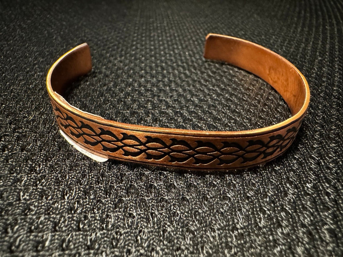 Handmade Copper Cuff Bracelets – Decorative Designs - RojKilim
