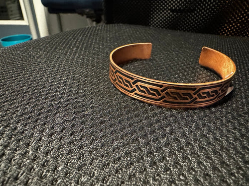 Handmade Copper Cuff Bracelets – Decorative Designs - RojKilim