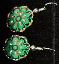 Handmade Turkish Copper Earrings – Floral & Geometric Designs - RojKilim