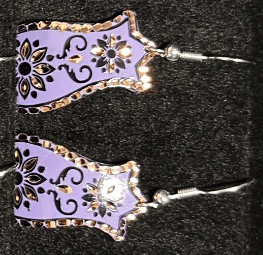 Handmade Turkish Copper Earrings – Floral & Geometric Designs - RojKilim