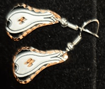 Handmade Turkish Copper Earrings – Floral & Geometric Designs - RojKilim