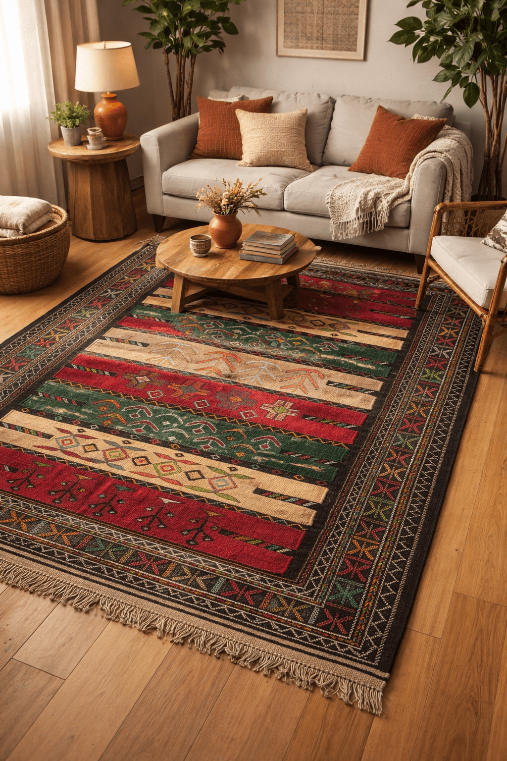 Kochan Kilim Rug – 125 × 199 cm (49 × 78 in / 4.1 × 6.5 ft) - RojKilim