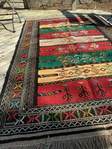 Kochan Kilim Rug – 125 × 199 cm (49 × 78 in / 4.1 × 6.5 ft) - RojKilim