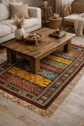 Kochan Kurdish Kilim Rug – 128 × 195 cm (50 × 77 in / 4.2 × 6.4 ft) - RojKilim