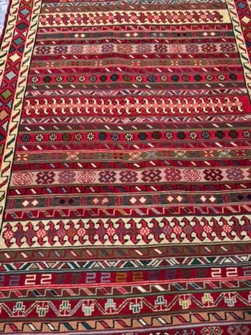 Rahrah Kilim – Handwoven Wool Rug (125 x 205 cm) - RojKilim