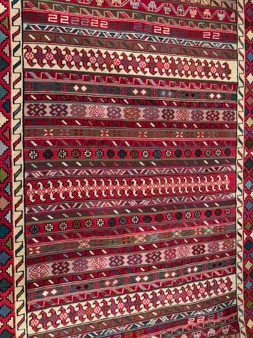 Rahrah Kilim – Handwoven Wool Rug (125 x 205 cm) - RojKilim