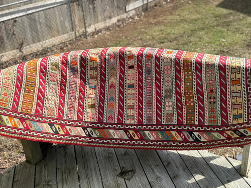 Rahrah Kilim Rug – 125 × 205 cm (4.1 × 6.7 ft) - RojKilim