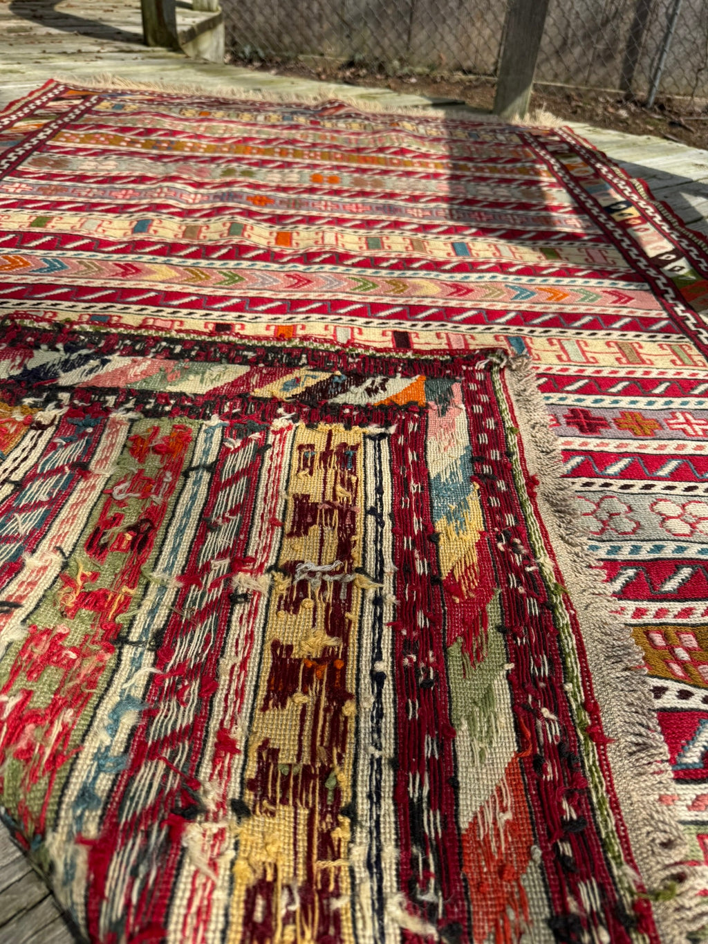 Rahrah Kilim Rug – 125 × 205 cm (4.1 × 6.7 ft) - RojKilim