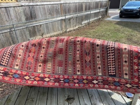 Rahrah Kilim Rug – 126 × 203 cm (4.1 × 6.7 ft) - RojKilim