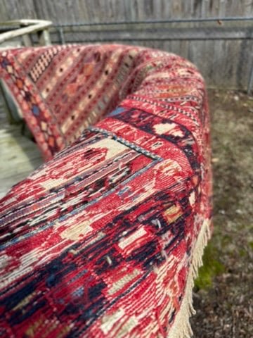 Rahrah Kilim Rug – 126 × 203 cm (4.1 × 6.7 ft) - RojKilim