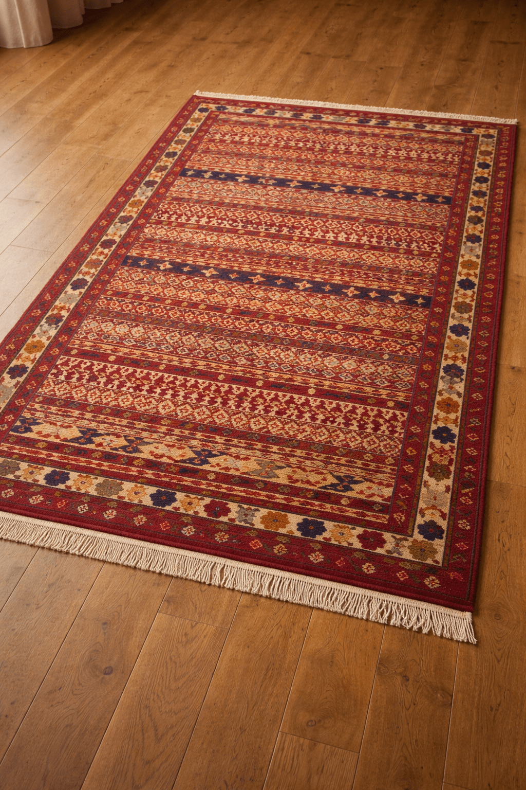 Rahrah Kilim Rug – 130 × 216 cm (51 × 85 in / 4.3 × 7.1 ft) - RojKilim