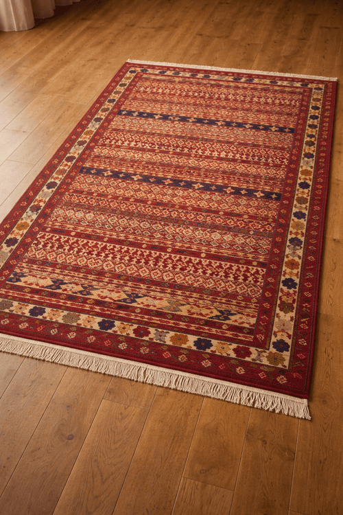 Rahrah Kilim Rug – 130 × 216 cm (51 × 85 in / 4.3 × 7.1 ft) - RojKilim