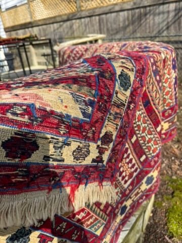 Rahrah Kilim Rug – 130 × 216 cm (51 × 85 in / 4.3 × 7.1 ft) - RojKilim