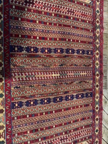 Rahrah Kilim Rug – 130 × 216 cm (51 × 85 in / 4.3 × 7.1 ft) - RojKilim