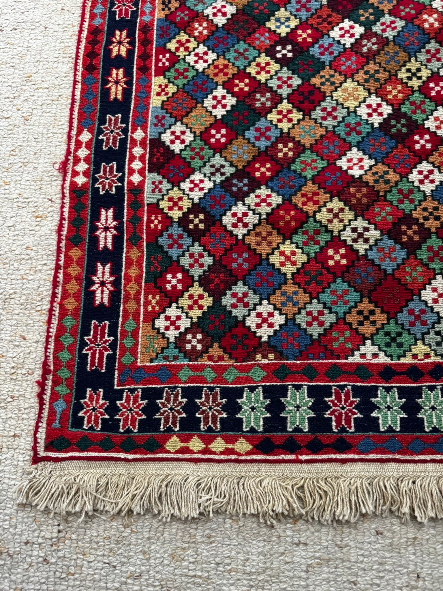Sumac Handwoven Runner – 75 × 300 cm (30 × 118 in) - detail