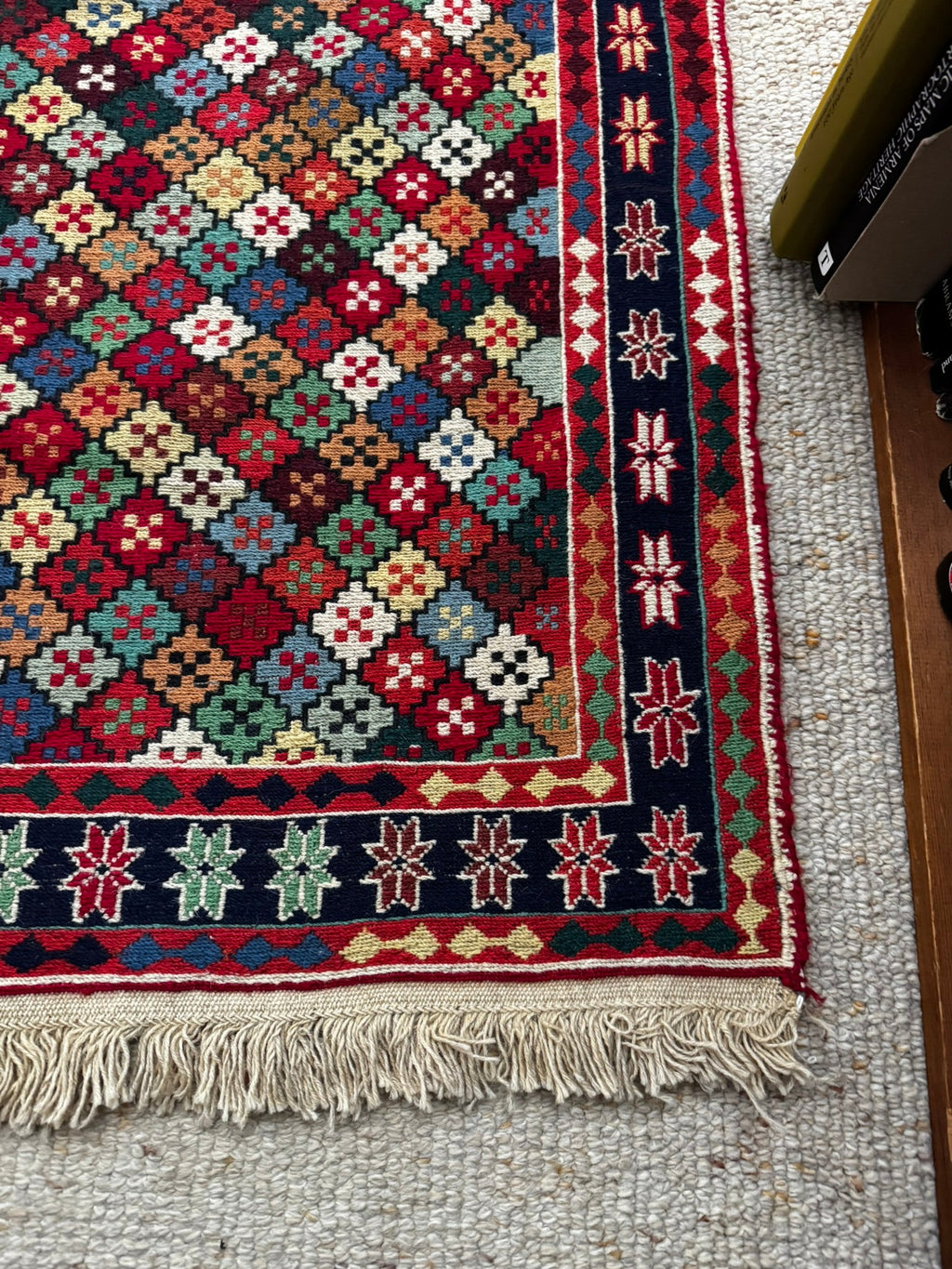 Sumac Handwoven Runner – 75 × 300 cm (30 × 118 in) - weave texture
