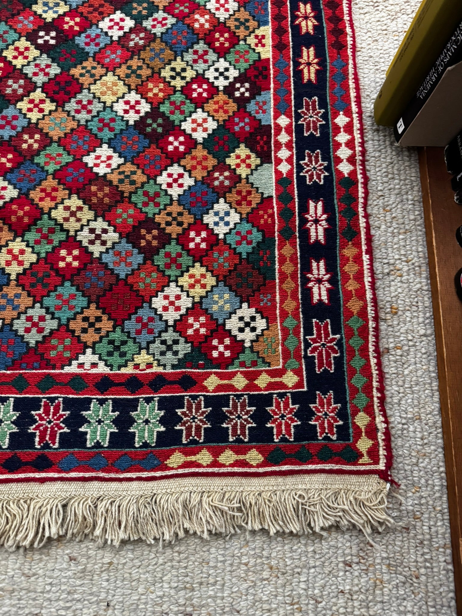 Sumac Handwoven Runner – 75 × 300 cm (30 × 118 in) - weave texture