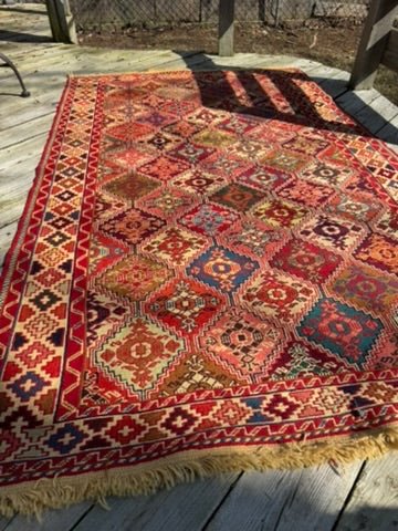 Sumac Kilim Rug – 123 × 203 cm (4.0 × 6.7 ft) - RojKilim