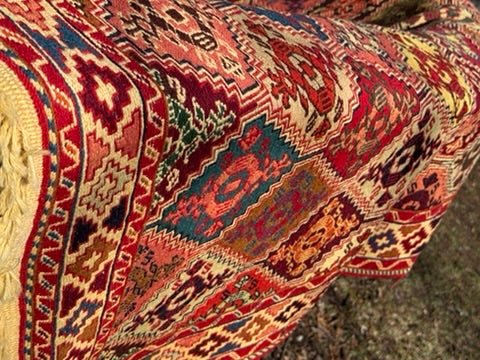 Sumac Kilim Rug – 123 × 203 cm (4.0 × 6.7 ft) - RojKilim