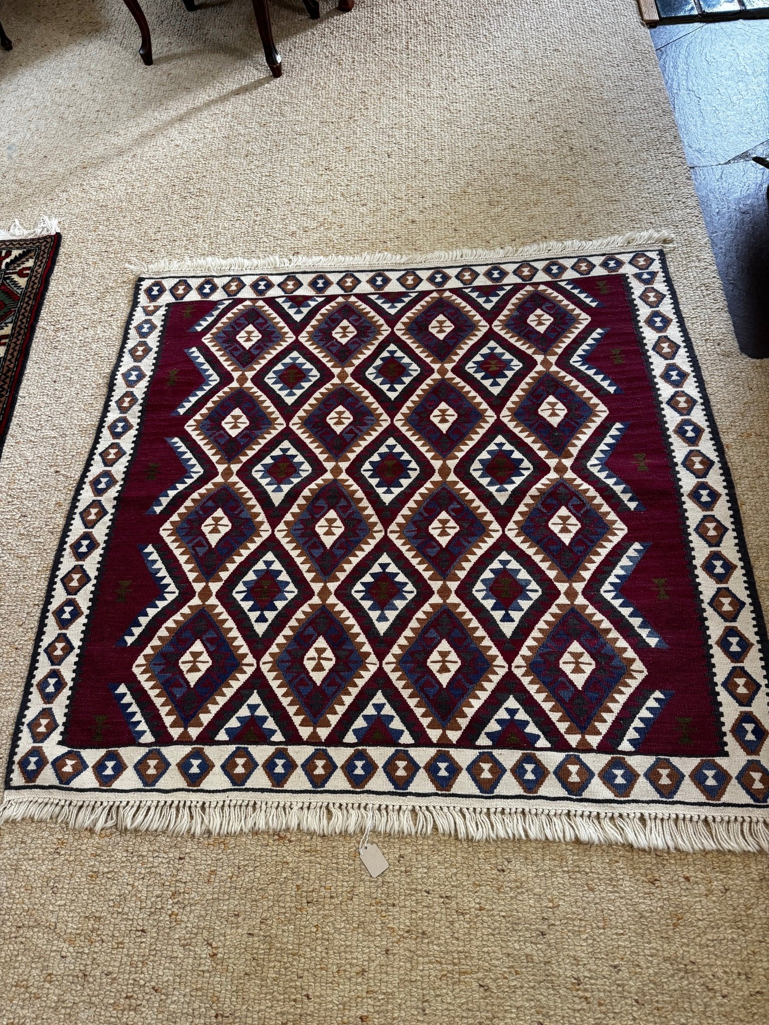Van & Hakkari Kilim – 114 × 114 cm (45 × 45 in) - RojKilim