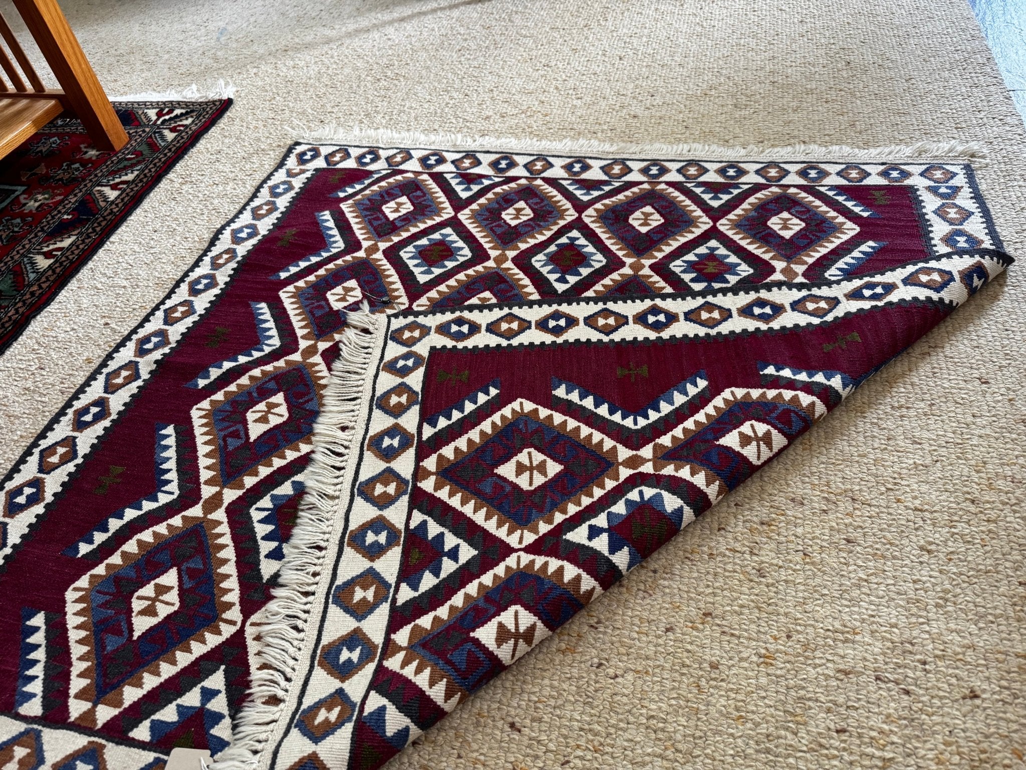 Van & Hakkari Kilim – 114 × 114 cm (45 × 45 in) - RojKilim