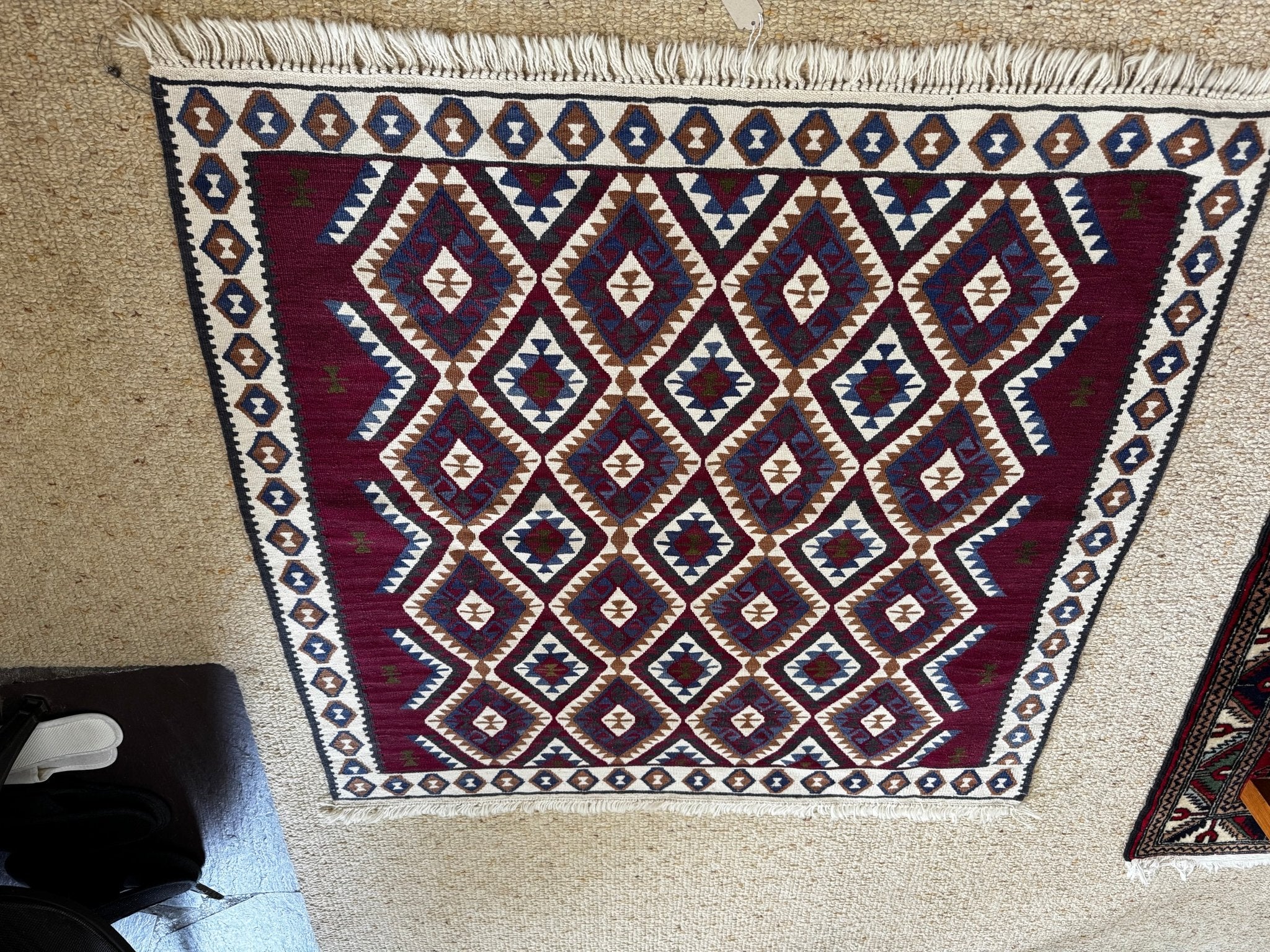 Van & Hakkari Kilim – 114 × 114 cm (45 × 45 in) - RojKilim