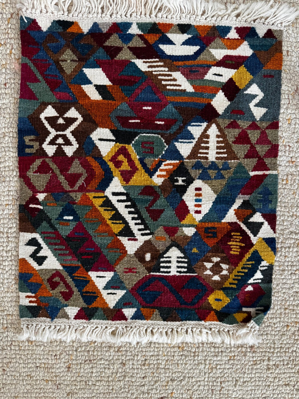Van & Hakkari Kilim – 41 × 58 cm (16 × 23 in) - RojKilim