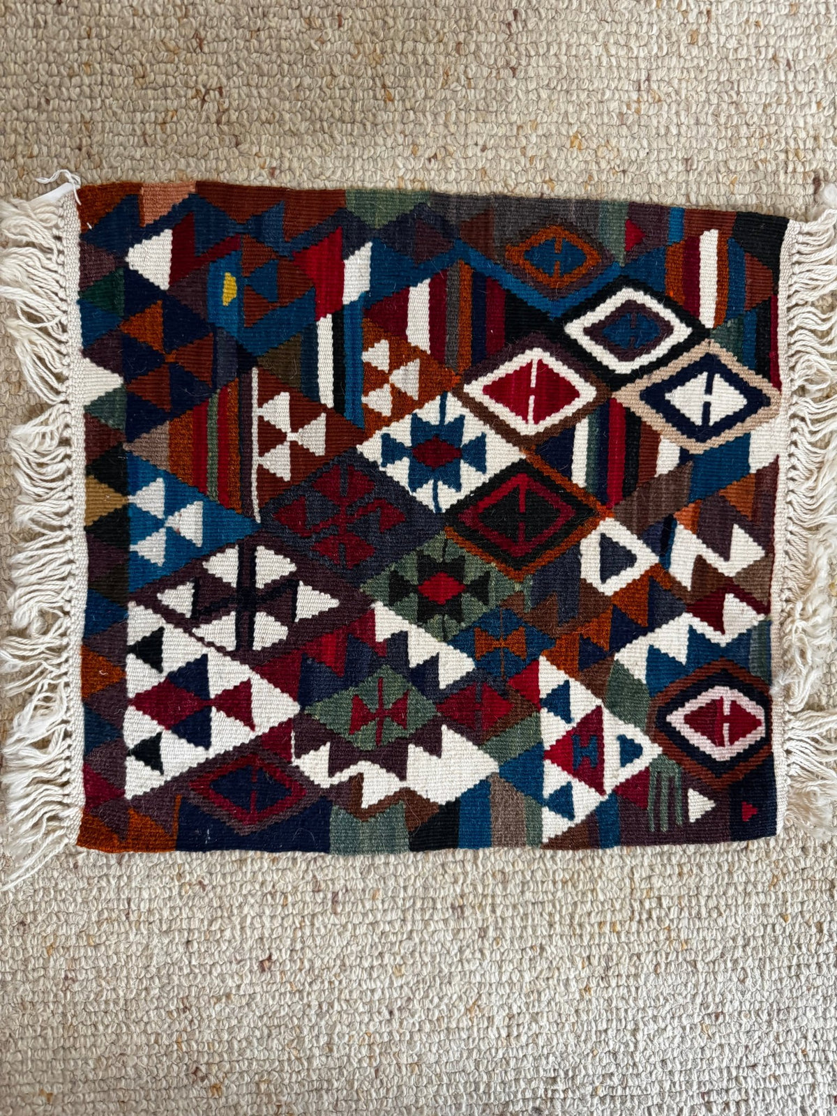 Van & Hakkari Kilim – 46 × 56 cm (18 × 22 in) - RojKilim