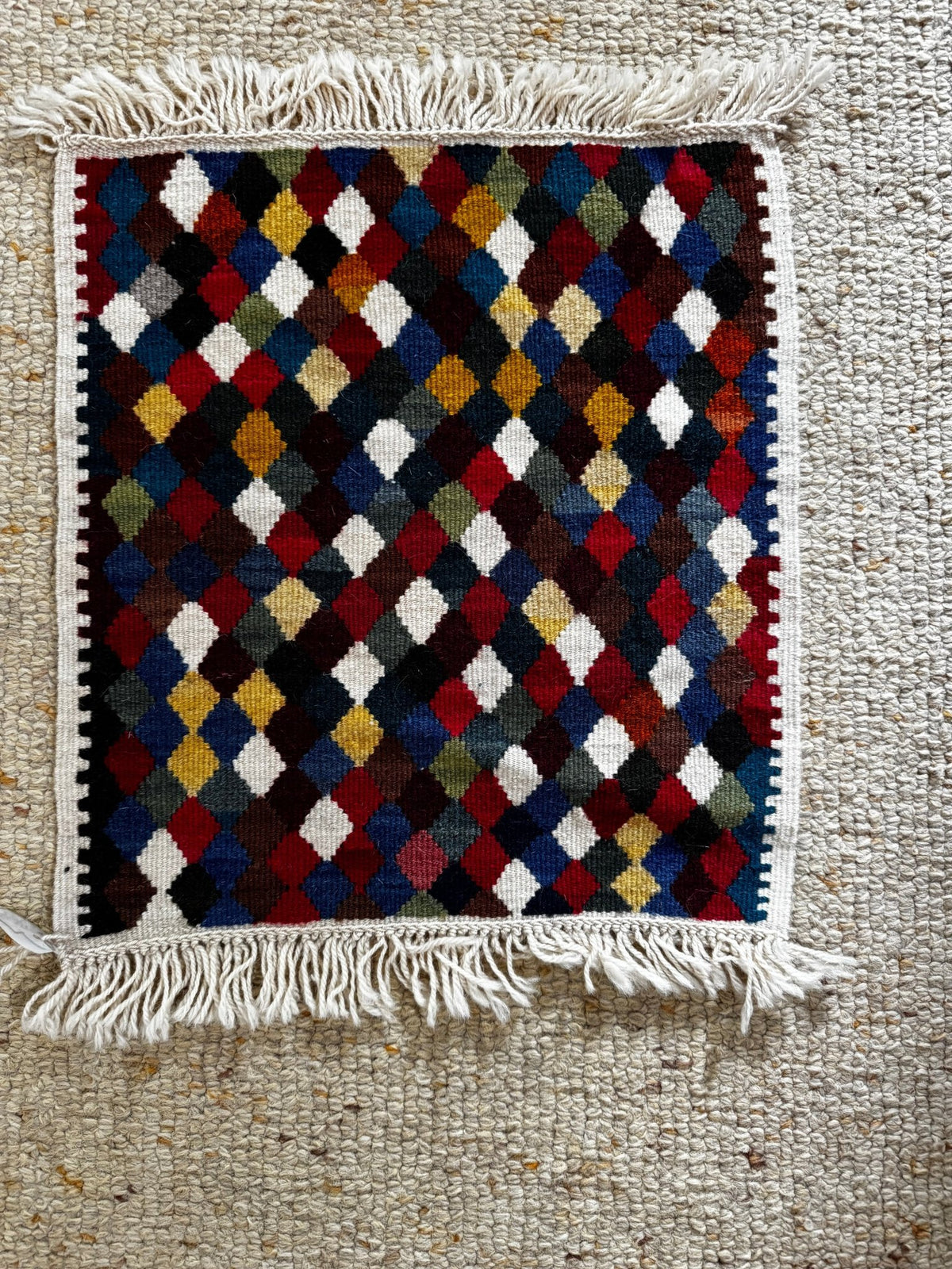Van & Hakkari Kilim – 46 × 56 cm (18 × 22 in) - RojKilim