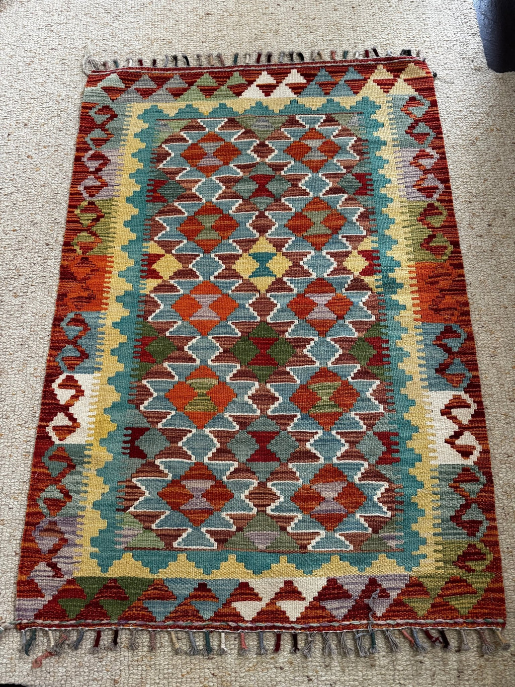Van & Hakkari Kilim – 86 × 132 cm (34 × 52 in) - RojKilim