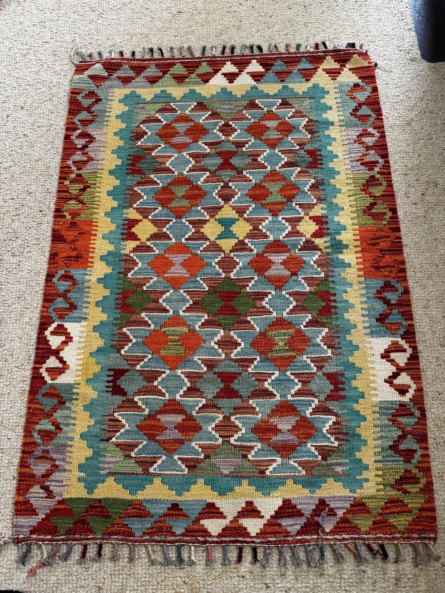Van & Hakkari Kilim – 86 × 132 cm (34 × 52 in) - RojKilim