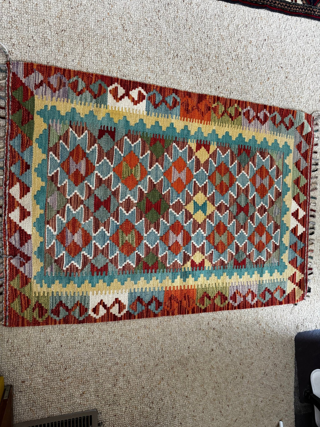 Van & Hakkari Kilim – 86 × 132 cm (34 × 52 in) - RojKilim