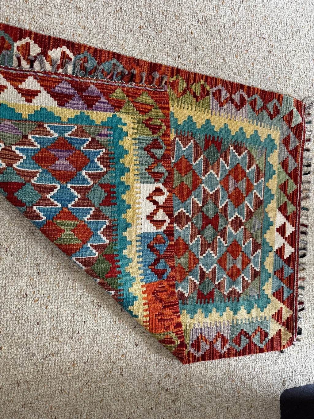 Van & Hakkari Kilim – 86 × 132 cm (34 × 52 in) - RojKilim