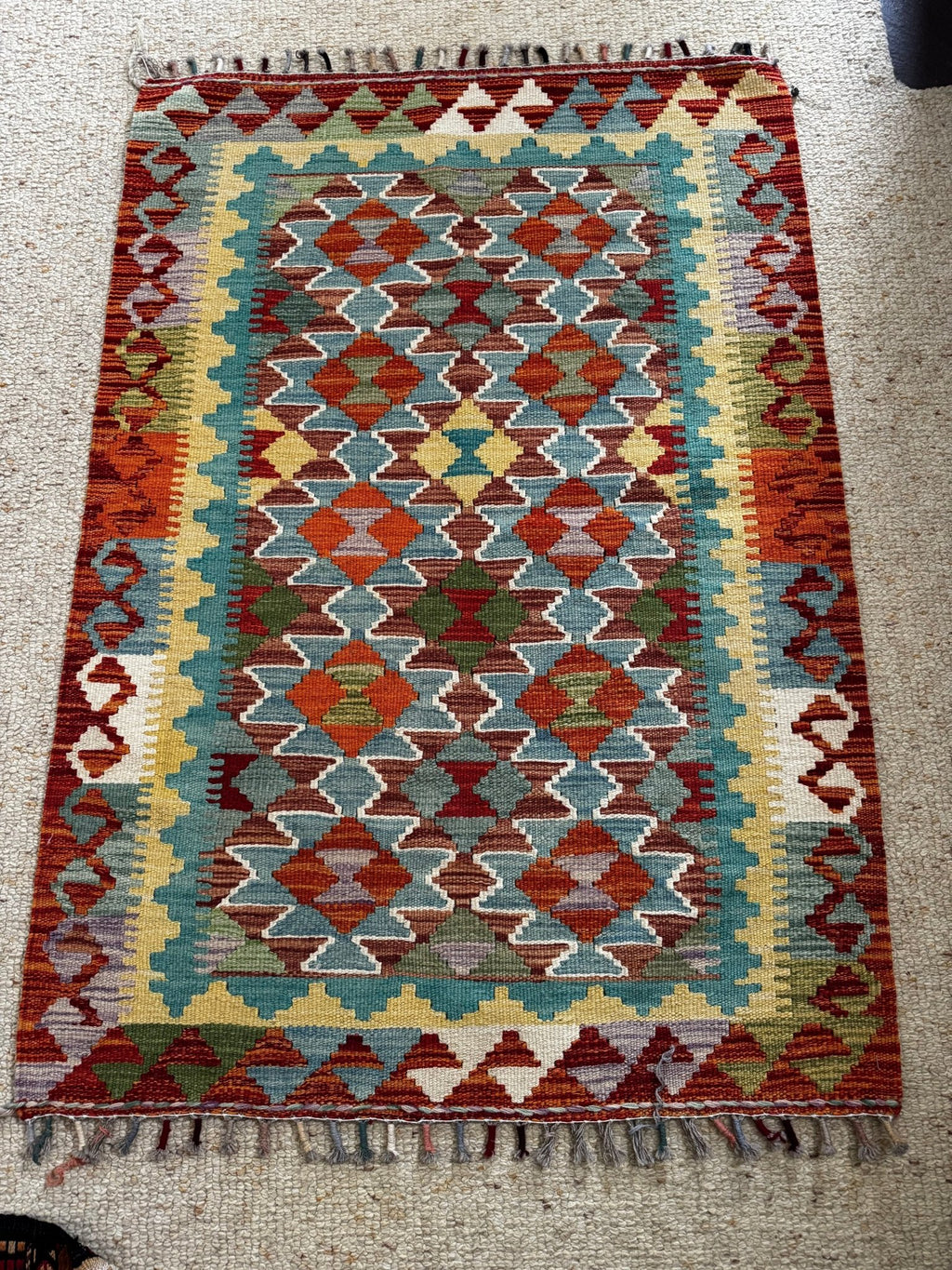 Van & Hakkari Kilim – 86 × 132 cm (34 × 52 in) - RojKilim