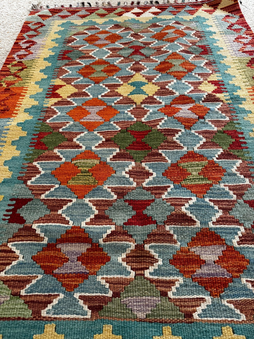Van & Hakkari Kilim – 86 × 132 cm (34 × 52 in) - RojKilim