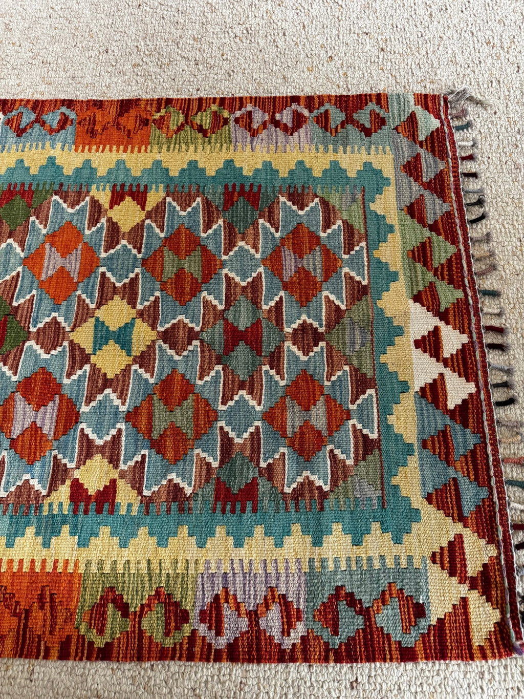Van & Hakkari Kilim – 86 × 132 cm (34 × 52 in) - RojKilim