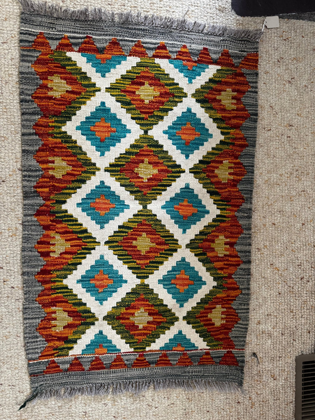 Van & Hakkari Kilim – 93 × 62 cm (37 × 24 in) - RojKilim