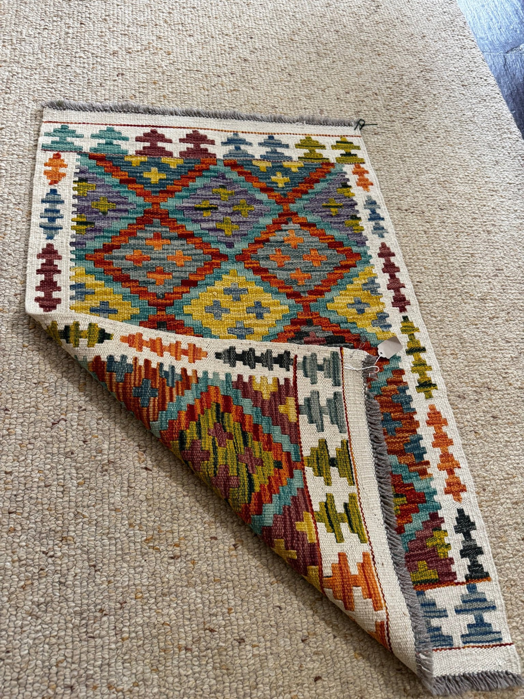 Van & Hakkari Kilim – 99 × 62 cm (39 × 24 in) - RojKilim