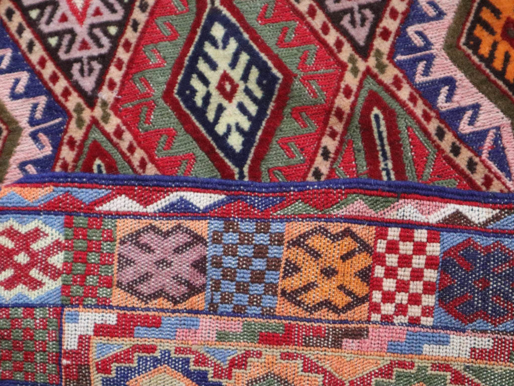 Afghan Mashwani Kilim – texture close-up