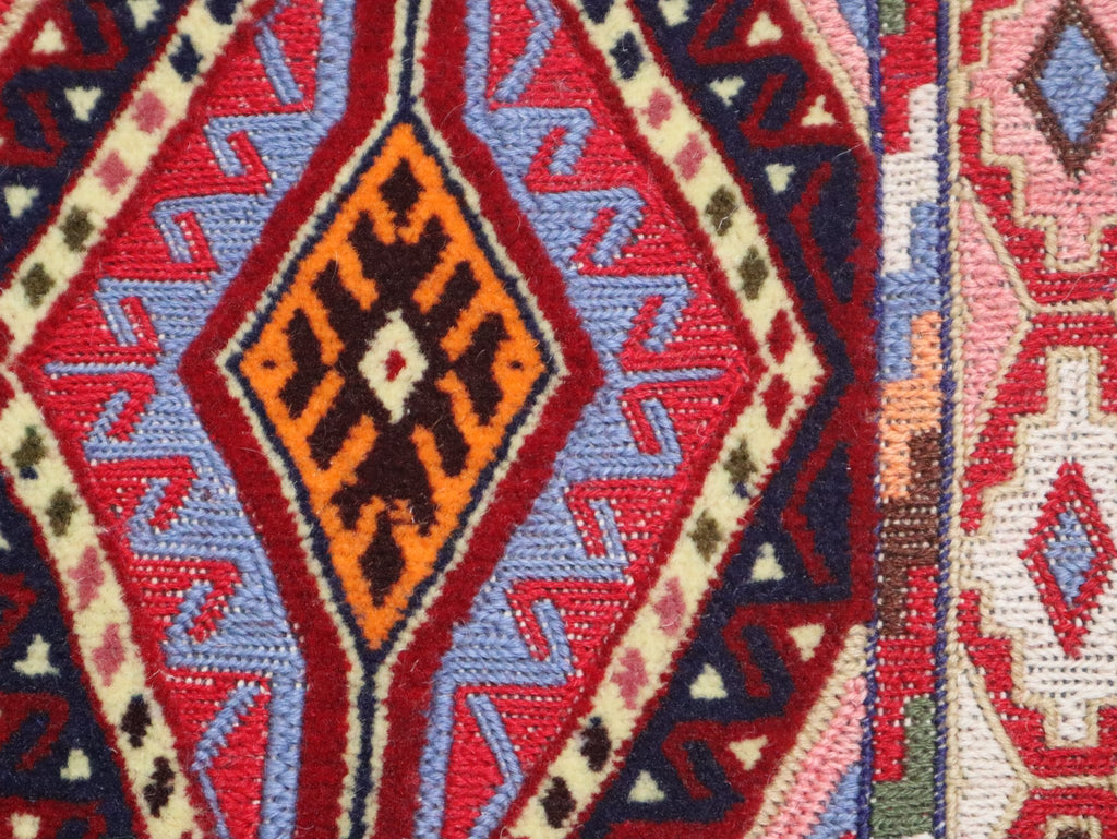 Afghan Mashwani Kilim – border detail